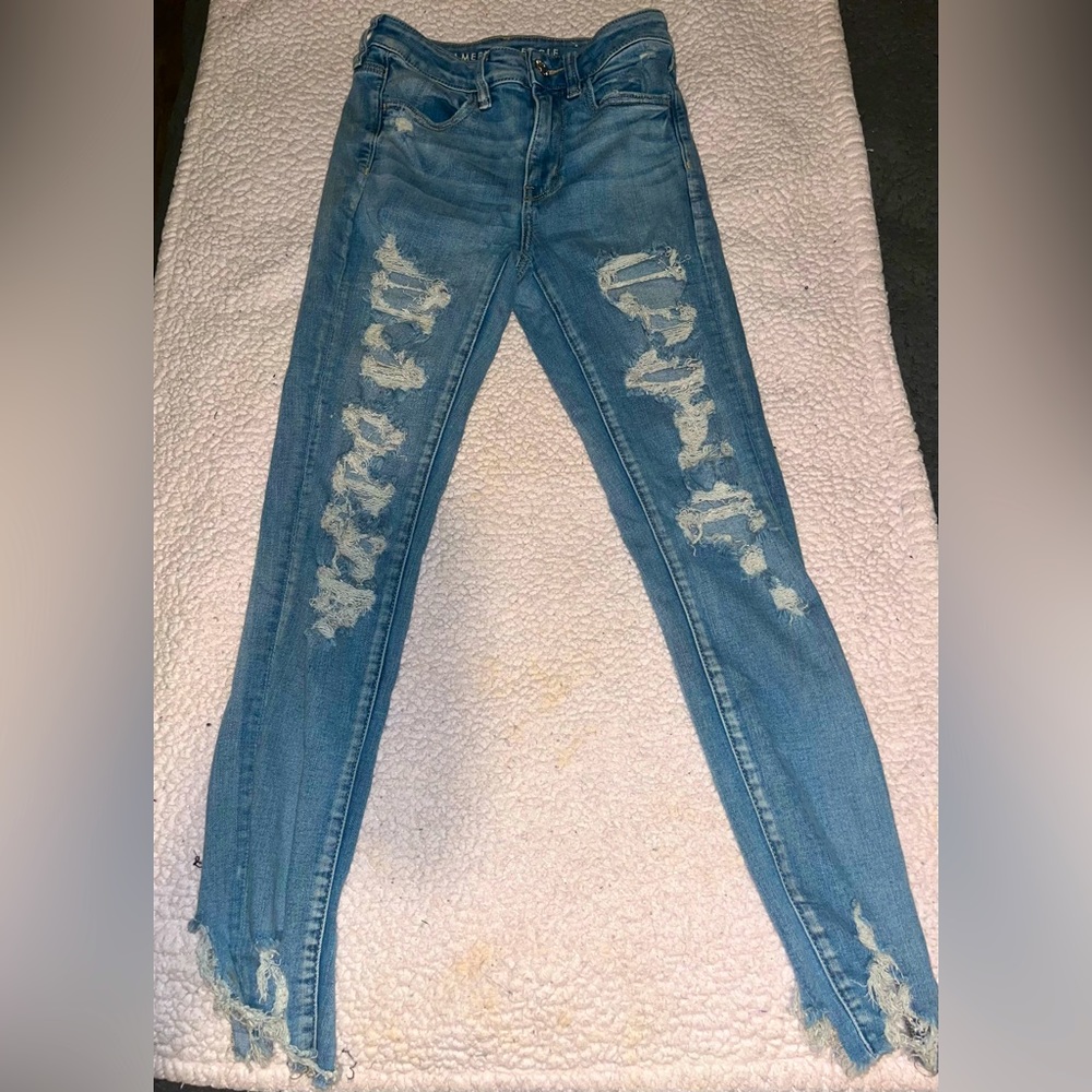 American eagle blue jeans
